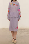 YANYAN KNITS Fall/Winter 2025 Collection: FAFA Alpaca Wool Knit Sweater/Top/Pencil Skirt YYK-YYW24-1962-ZI (Skirt: YYW24-1942)